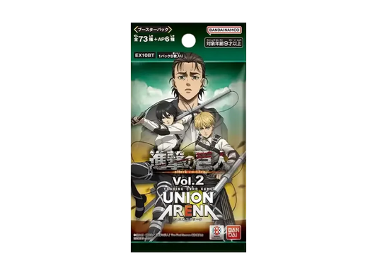 Union Arena Attack On Titan Volume 2 Booster Pack