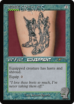 Lightning Greaves (1662) (Showcase) - Rainbow Foil