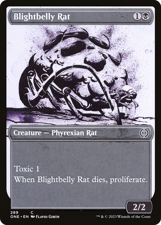 Blightbelly Rat (289) (Showcase) - Foil