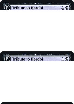 Tribute to Horobi // Echo of Death's Wail (124) (Prerelease) (PNEO) - Foil