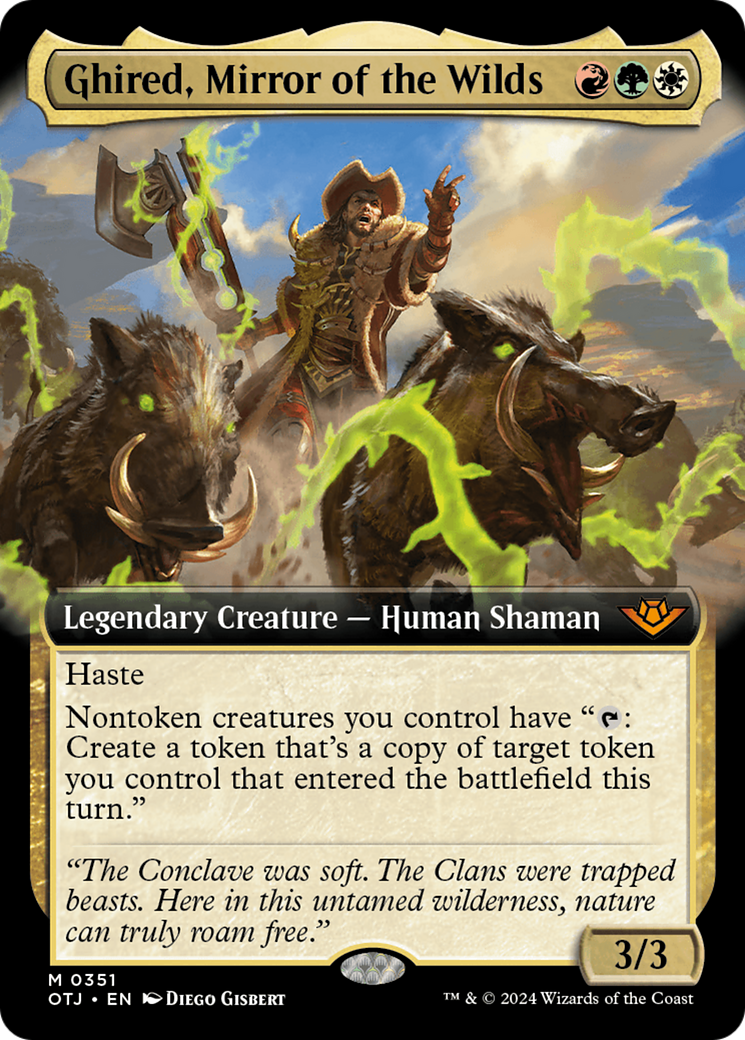 Ghired, Mirror of the Wilds (0351) (Extended Art)