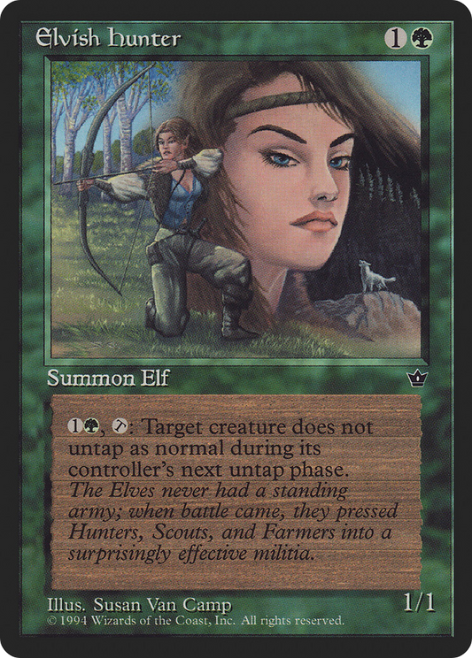 Elvish Hunter (Illus. Susan Van Camp)
