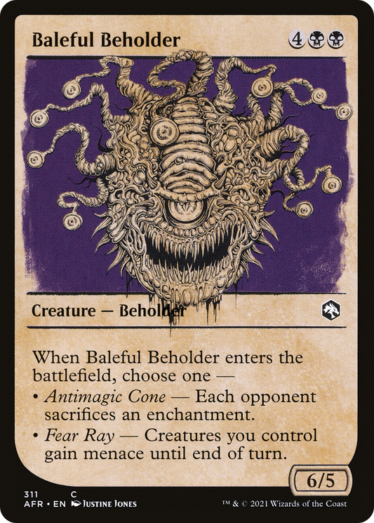 Baleful Beholder (311) (Showcase) - Foil