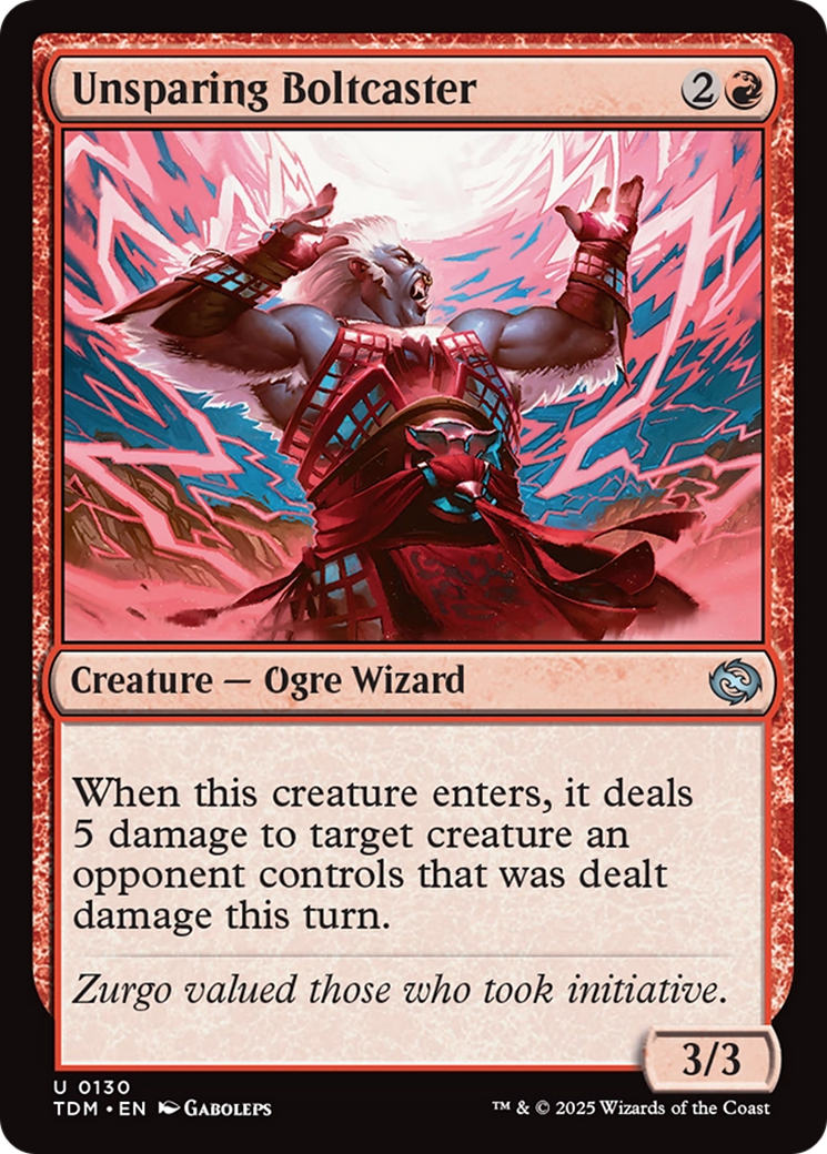 Unsparing Boltcaster - Foil