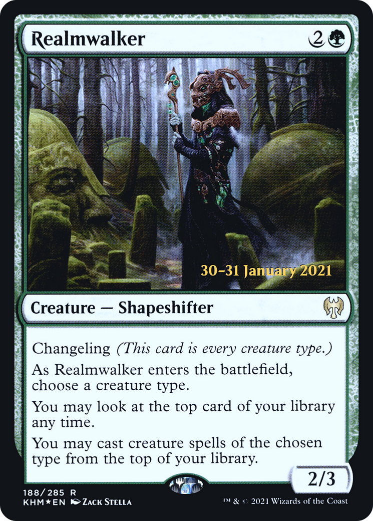 Realmwalker (188) (Prerelease) - Foil
