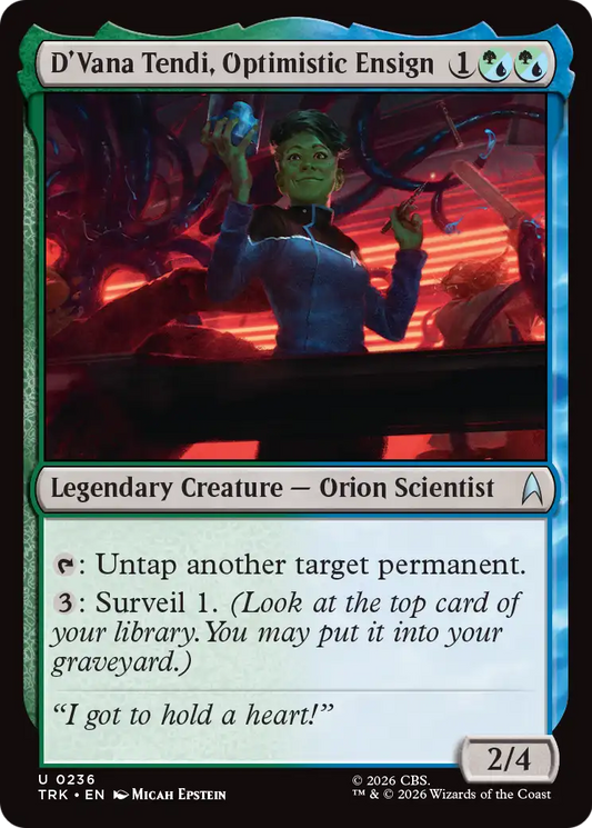 D'Vana Tendi, Optimistic Ensign (TRK) - Foil