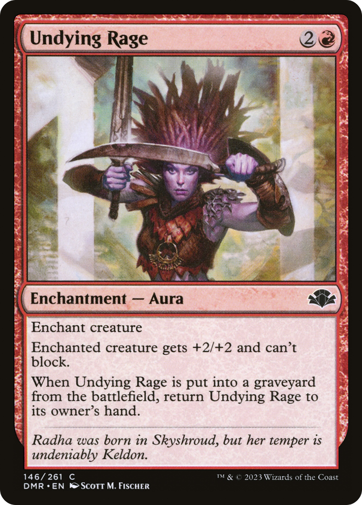Undying Rage - Foil