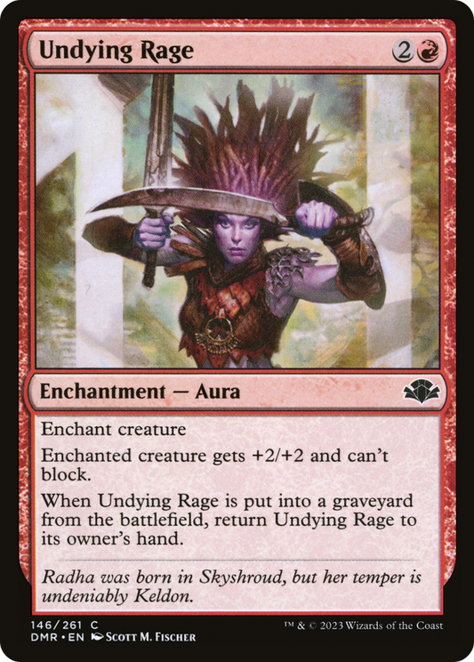 Undying Rage - Foil