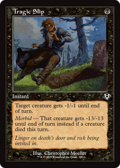 Tragic Slip (0390) (Retro Frame) - Foil