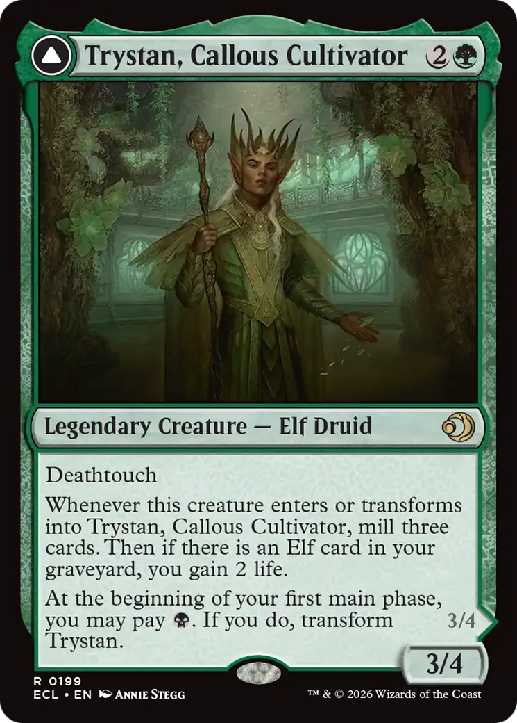 Trystan, Callous Cultivator // Trystan, Penitent Culler (0199) (ECL) - Foil