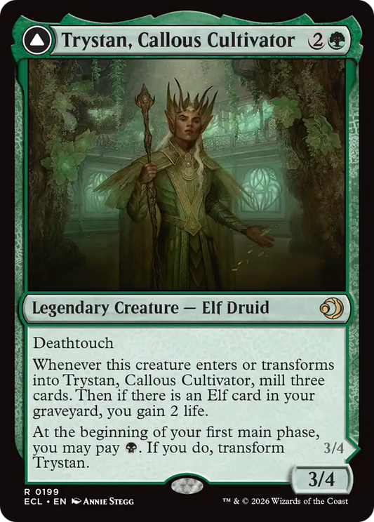 Trystan, Callous Cultivator // Trystan, Penitent Culler (0199) (ECL) - Foil