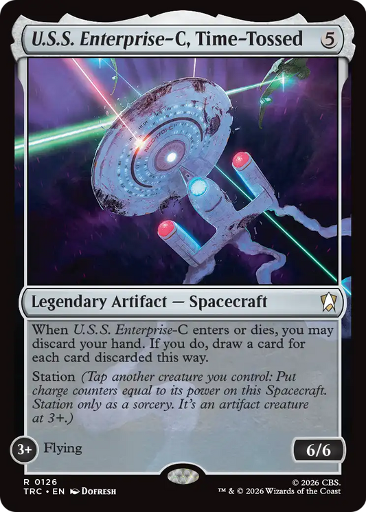 U.S.S. Enterprise-C, Time-Tossed (TRC)