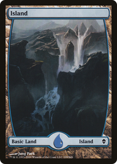 Island (235) (Full Art) - Foil