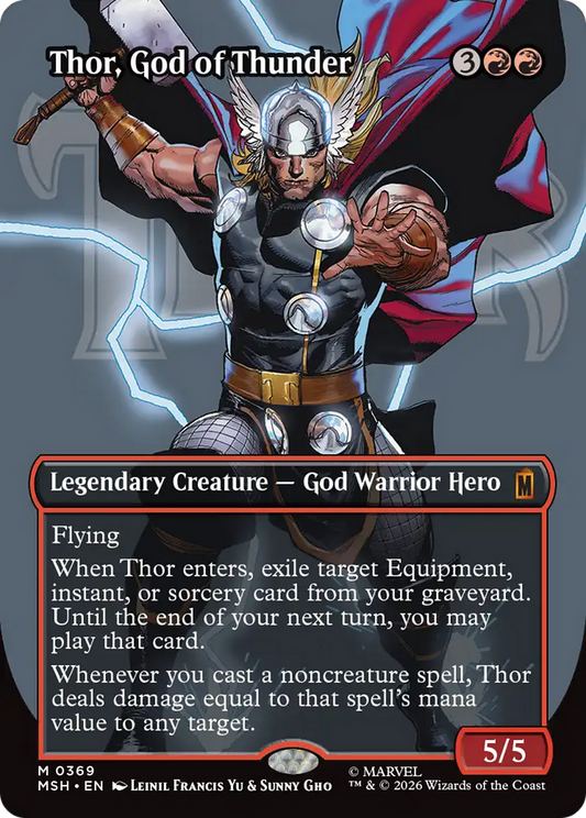 Thor, God of Thunder (0369) (Borderless) (MSH)