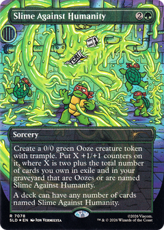 Slime Against Humanity (7078) (Borderless) (SLD) - Foil