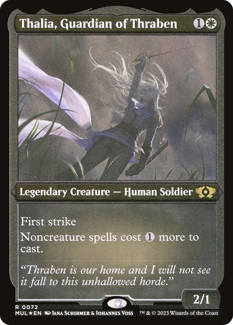 Thalia, Guardian of Thraben (0072) - Foil Etched