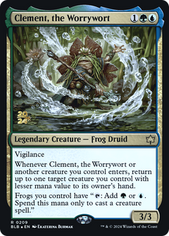 Clement, the Worrywort (0209) (Prerelease) - Foil