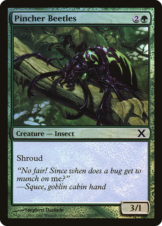 Pincher Beetles - Foil