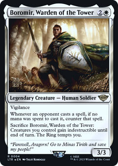 Boromir, Warden of the Tower (0004) (Prerelease) - Foil