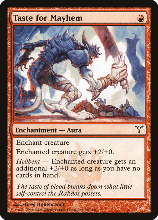 Taste for Mayhem - Foil