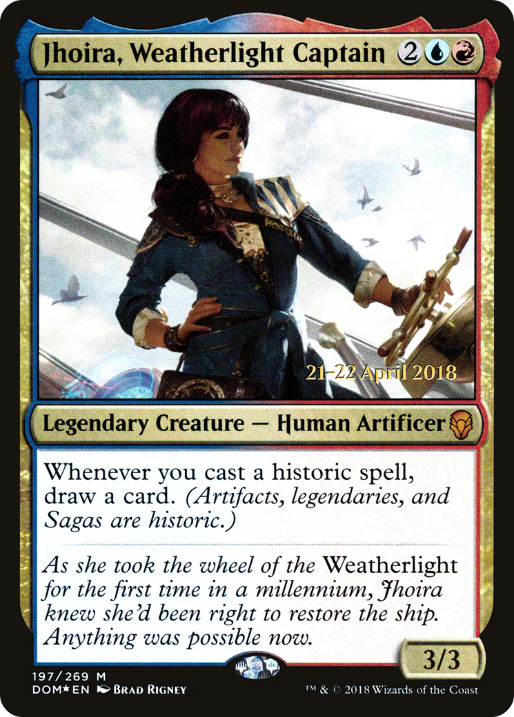 Jhoira, Weatherlight Captain (197) (Prerelease) - Foil