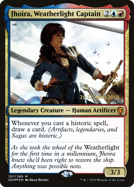 Jhoira, Weatherlight Captain (197) (Prerelease) - Foil
