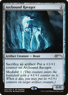Arcbound Ravager (001) (MC Qualifier) - Foil