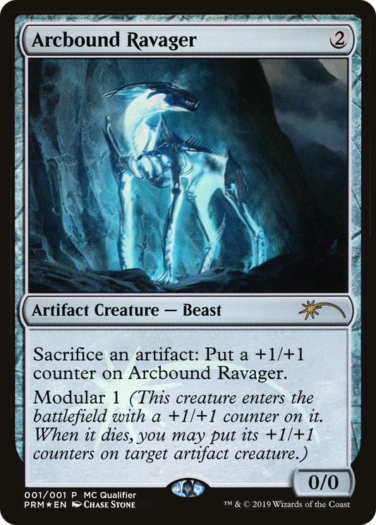 Arcbound Ravager (001) (MC Qualifier) - Foil