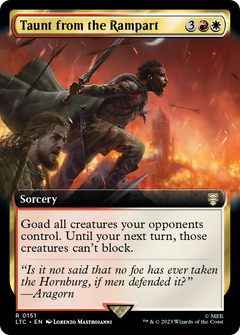 Taunt from the Rampart (0151) (Extended Art)