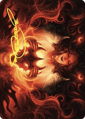 Witch's Mark (21/81) Art Card (AWOE) - Gold-Stamped Signature
