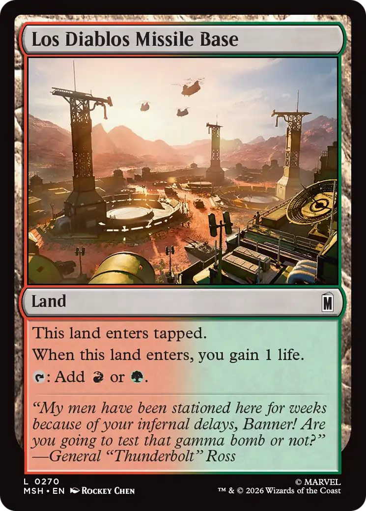 Los Diablos Missile Base (MSH) - Foil