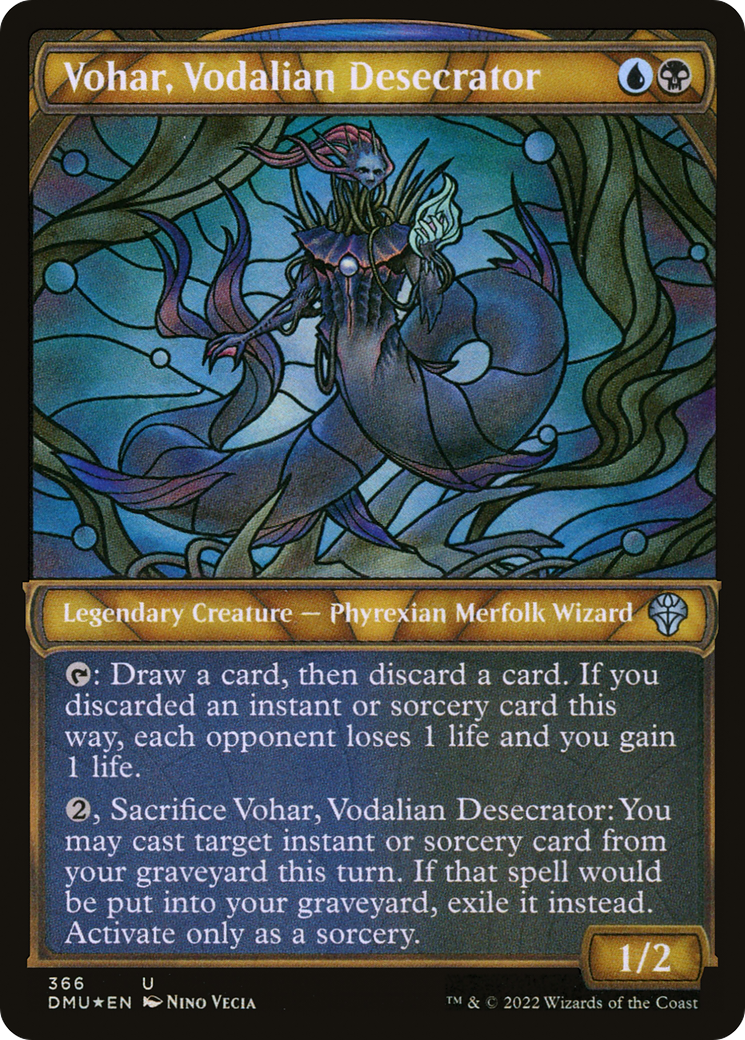 Vohar, Vodalian Desecrator (366) (Showcase) - Textured Foil