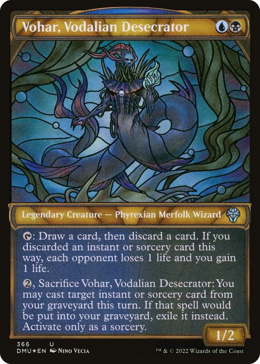 Vohar, Vodalian Desecrator (366) (Showcase) - Textured Foil