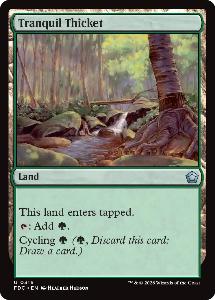 Tranquil Thicket (FDC)