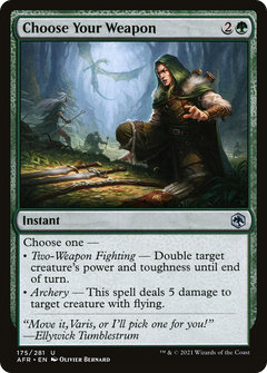 Choose Your Weapon - Foil