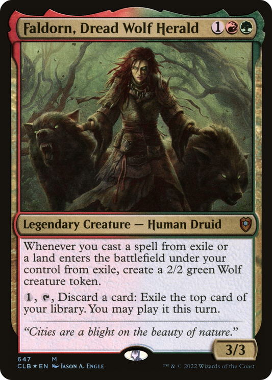 Faldorn, Dread Wolf Herald - Foil