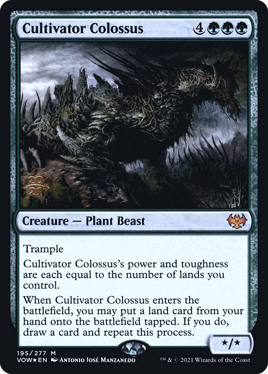 Cultivator Colossus (195) (Prerelease) - Foil