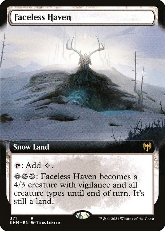 Faceless Haven (371) (Extended Art) - Foil