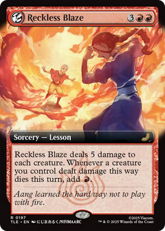 Reckless Blaze (0197) (Extended Art) - Foil tle
