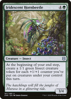 Iridescent Hornbeetle - Foil