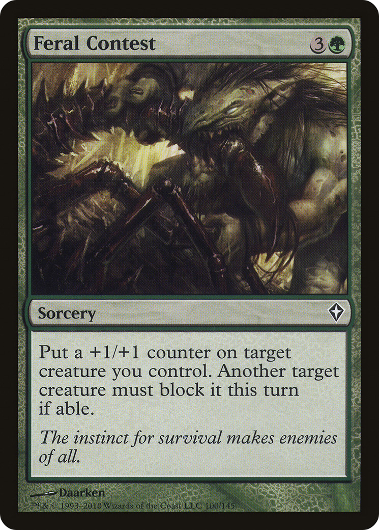 Feral Contest - Foil