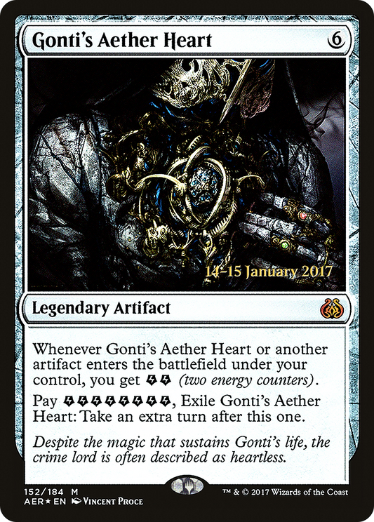 Gonti's Aether Heart (152) (Prerelease) - Foil
