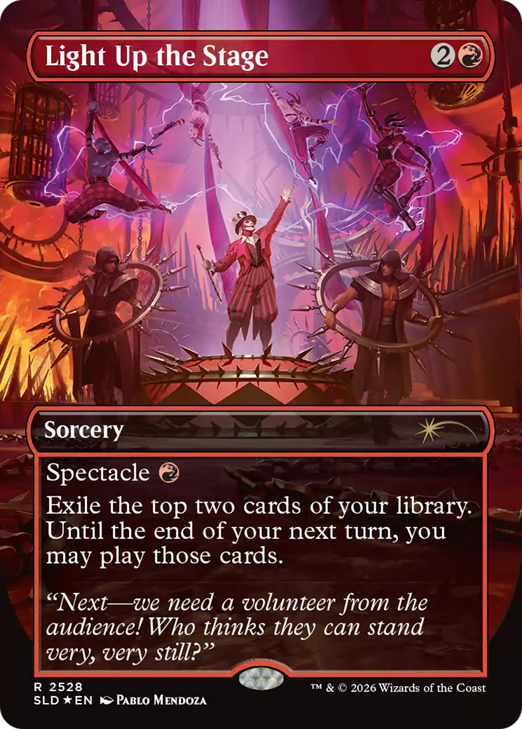 Light Up the Stage (2528) (Borderless) (SLD) - Foil