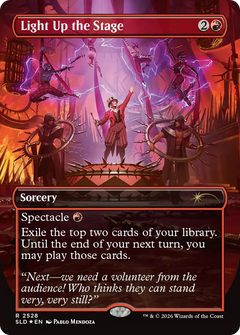 Light Up the Stage (2528) (Borderless) (SLD) - Foil