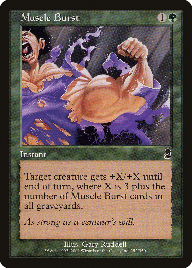 Muscle Burst - Foil
