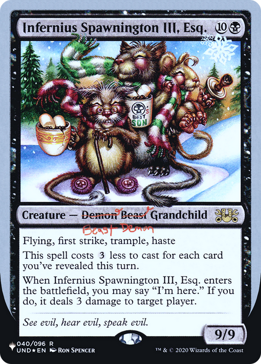 Infernius Spawnington III, Esq. - Foil