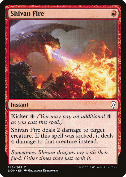 Shivan Fire - Foil
