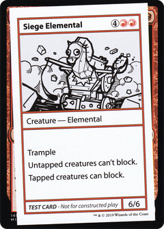 Siege Elemental (No PW Symbol)