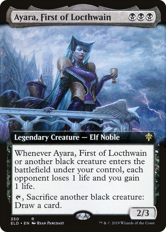 Ayara, First of Locthwain (350) (Extended Art) - Foil