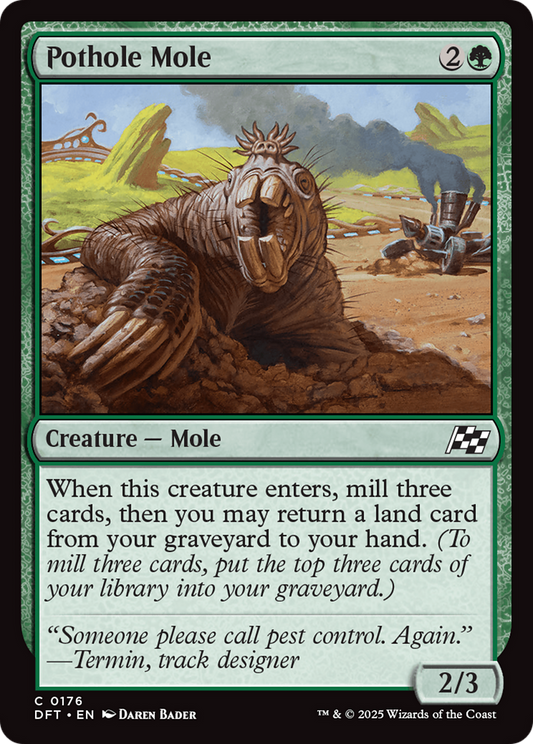 Pothole Mole - Foil